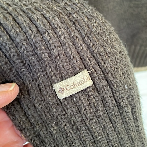 Columbia Olive Cotton Blend Crew Pullover Sweater - Picture 3 of 7